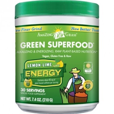 Amazing Grass Green Superfood Powder Lemon Lime Energy 240g